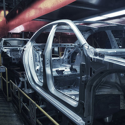 Automotive Assembly Plant with Aluminum Components