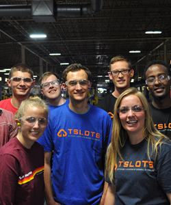 Interns at Bonnell Aluminum