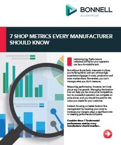 Shop Metrics Blog Post from Bonnell Aluminum